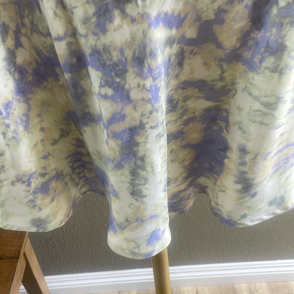Zara skirt purple & yellow size xs - Picture 2 of 5
